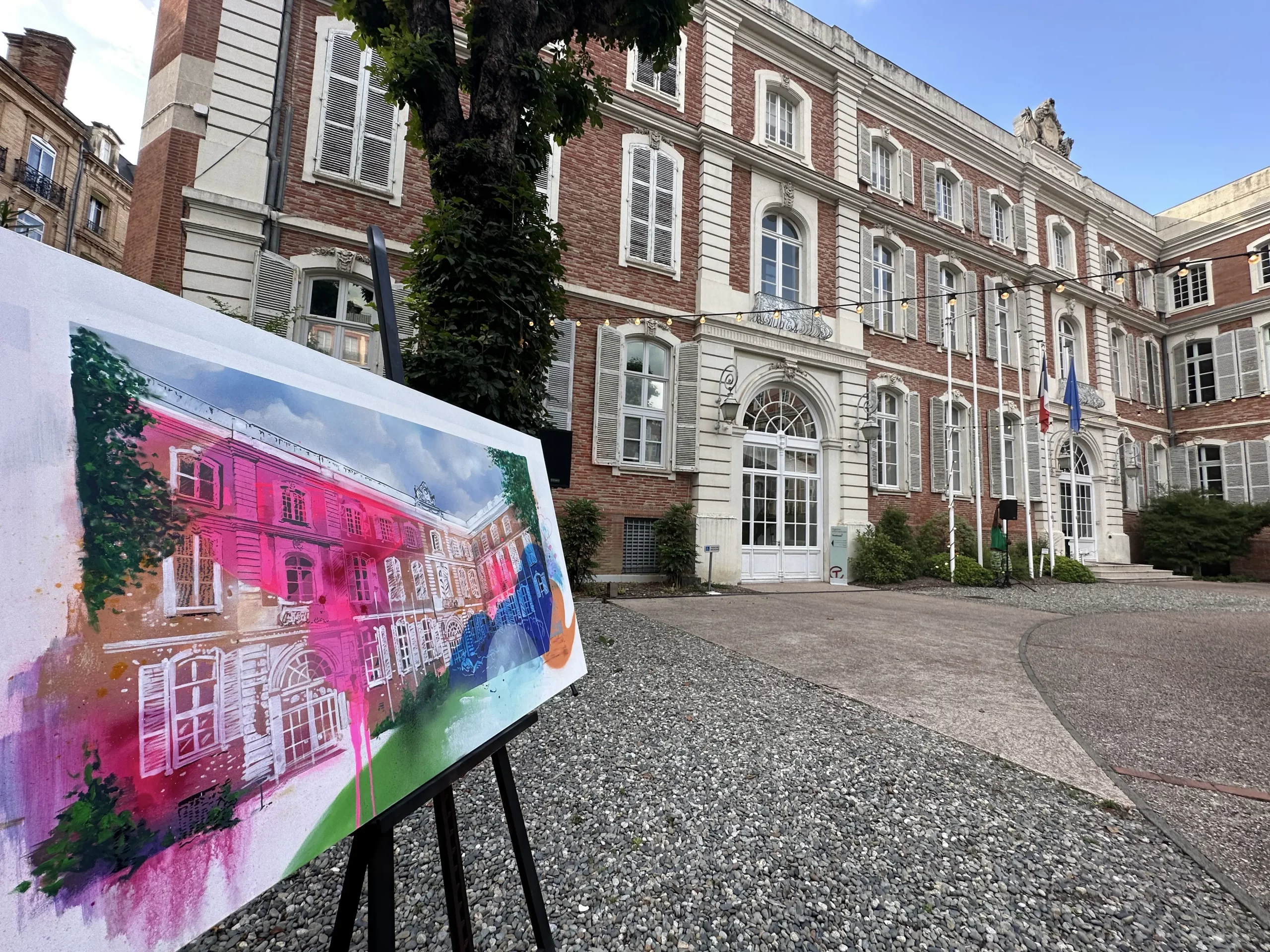 live painting team building