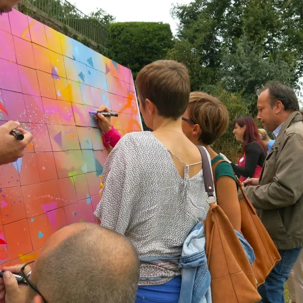 Fresque Puzzle Paris Atelier entreprise